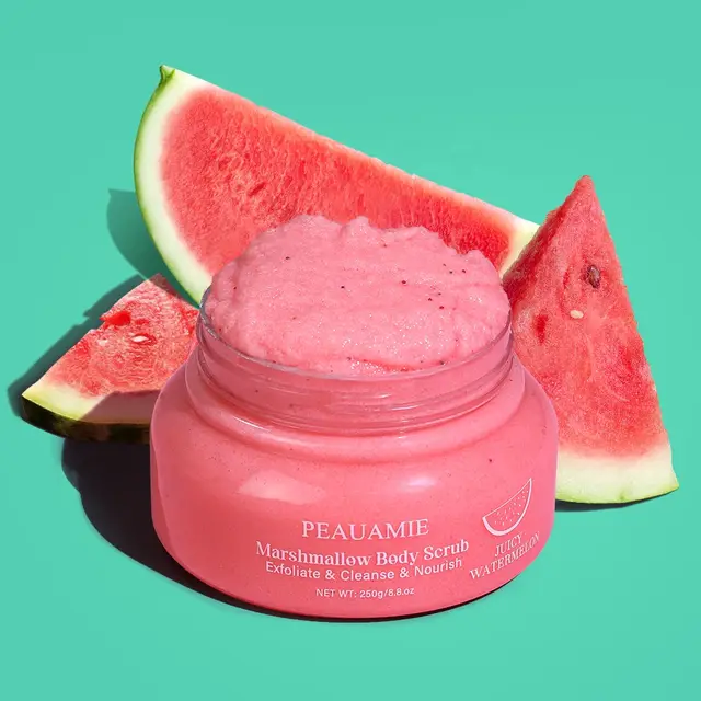 Body Scrub -Marshmallow Watermelon Hydrating Exfoliating